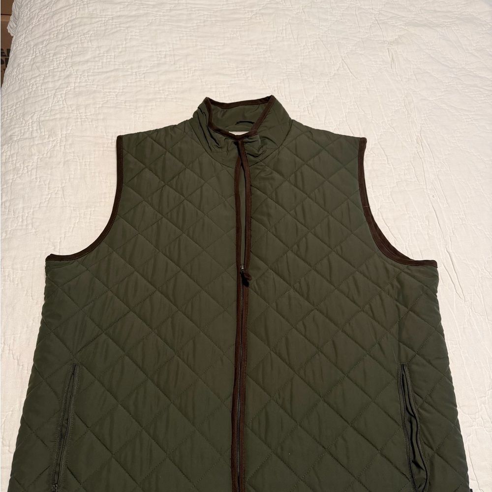 Field & Stream Olive Quilted Vest